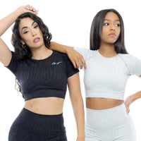 Spring Animal Print Cropped Top