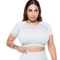 Spring Animal Print Cropped Top