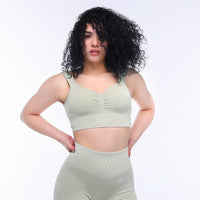 Ribbed & Rushed Bralette
