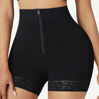 Lace Zip Up Shaper Shorts