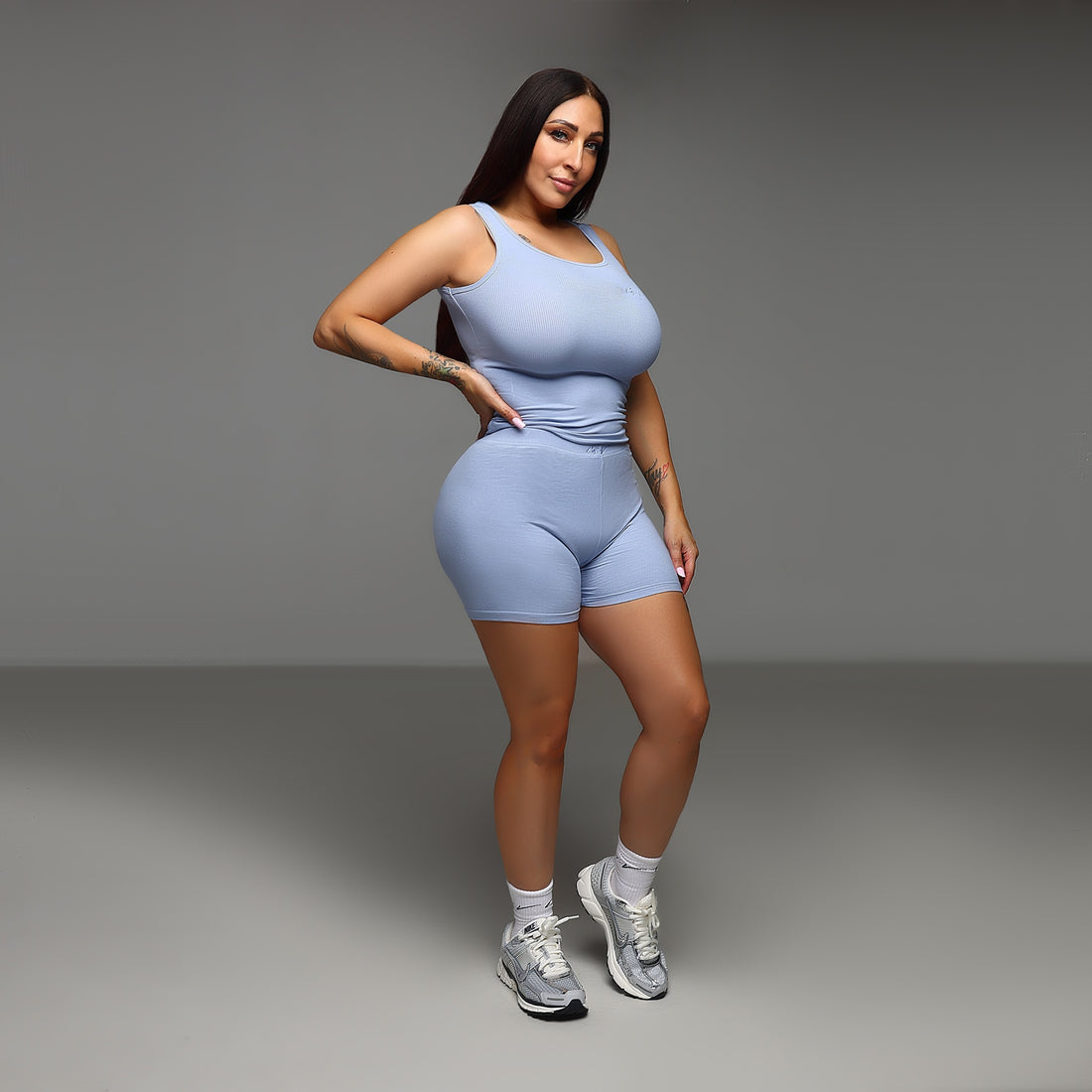 Dreamy Periwinkle Ribbed Tank Top