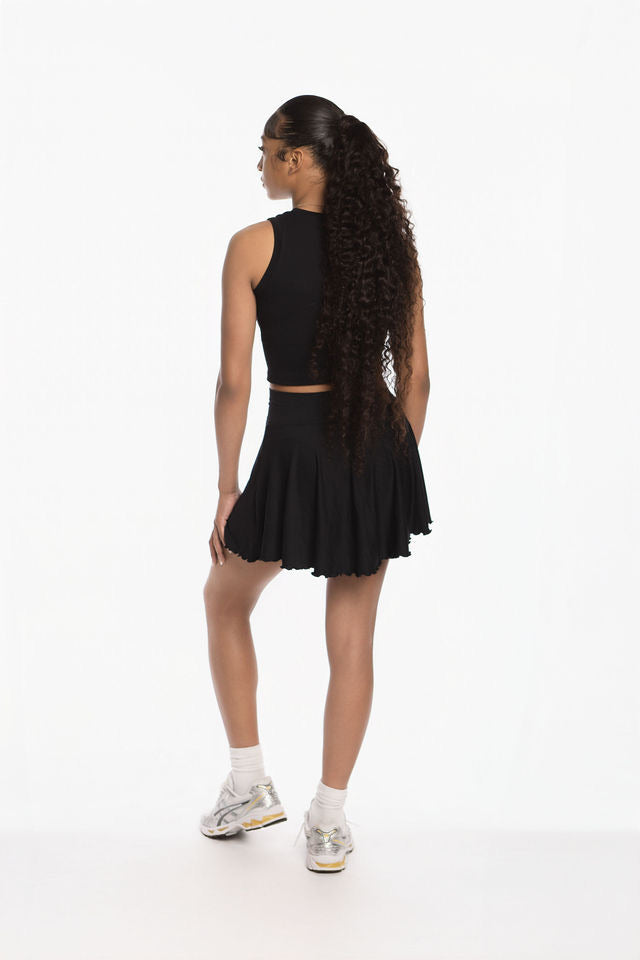 Ruffle Edge Tennis Skirt