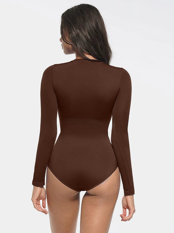 Round Neck Long Sleeve Shaper