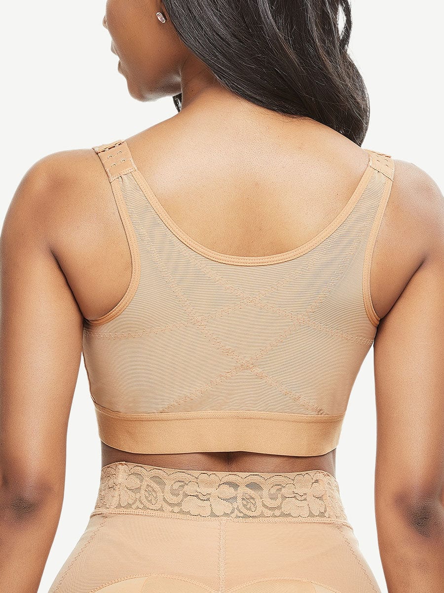 Full Coverage Post Op Wireless Support Bra