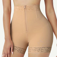Lace Zip Up Shaper Shorts