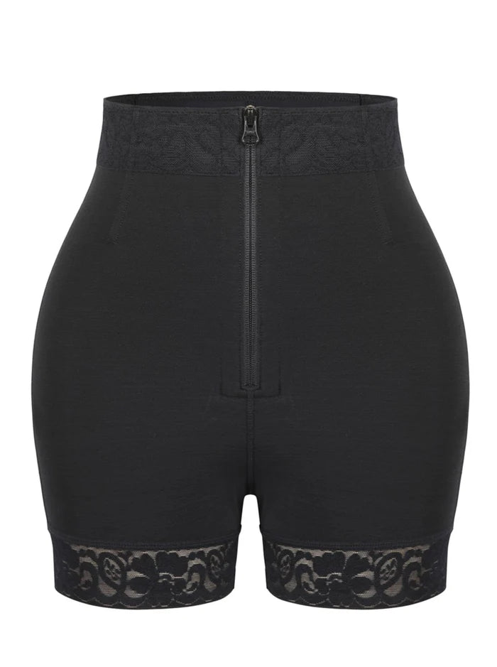 Lace Zip Up Shaper Shorts
